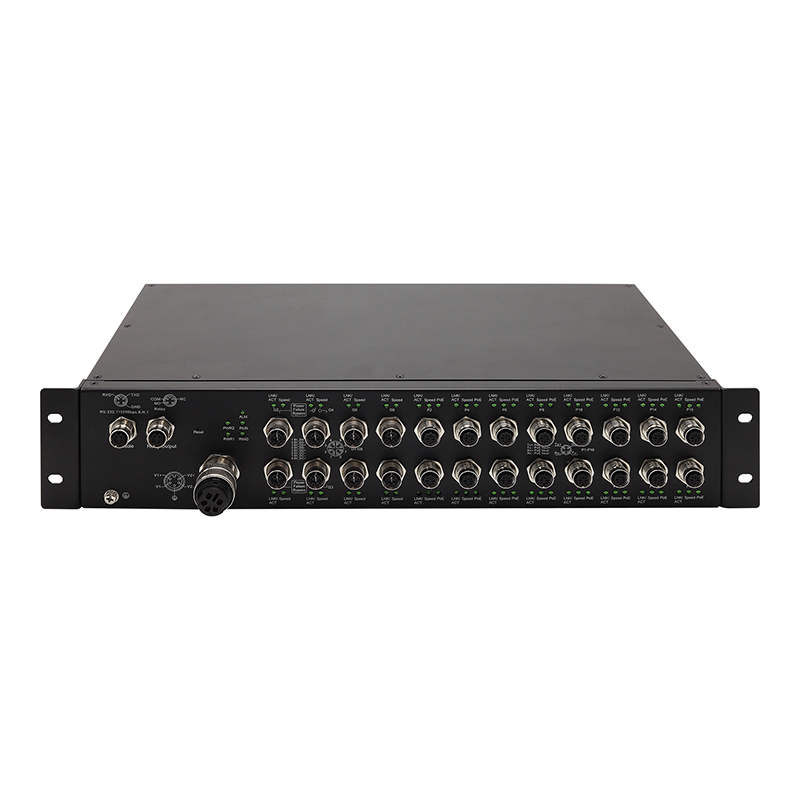 M12工業級2U機架式以太網交換機