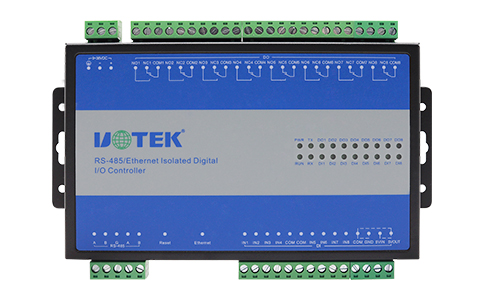 UT-56808 RS-485/以太網隔離數字I/O控制器