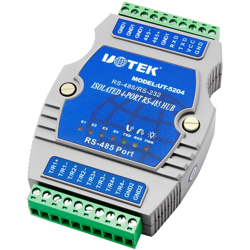 RS-2325轉RS-485導軌式集線器